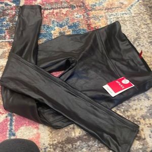 Spanx faux leather leggings